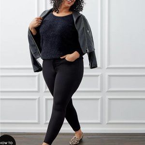 Bombshell Skinny Pant - Luxe Ponte Black